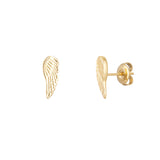 Wing Stud ~ Gold Earrings