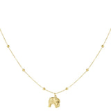 Lucky Elephant ~ Gold Necklace