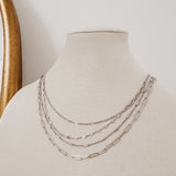 Multilayer ~ Silver Necklace