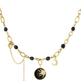 Solar Night ~ Gold Necklace