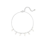 Little Pearls ~ Silver Anklet