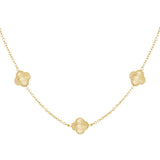 Vintage Clover ~ Gold Necklace