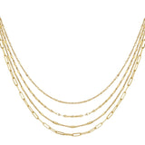 Multilayer ~ Gold Necklace