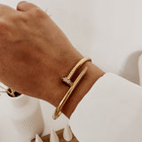 Nyla ~ Gold Bangle