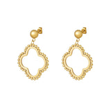 Clover Party ~ Gold Earrings