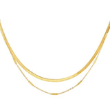 Double Layer ~ Gold Necklace