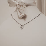 Engravable Heart ~ Silver Necklace