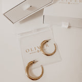 Essential Hoops ~ Gold Earrings