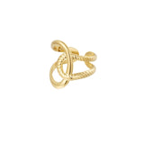 Twist ~ Gold Ring