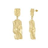 Statement Texture ~ Gold Earrings