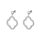 Clover Party ~ Silver Earrings