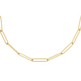 Paperclip ~ Gold Necklace