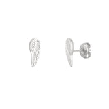 Wing Stud ~ Silver Earrings