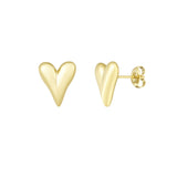 Heart Stud ~ Gold Earrings