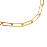 Paper Clip ~ Gold Anklet