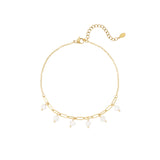 Little Pearls ~ Gold Anklet