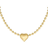 Crushing Hearts ~ Gold Necklace