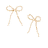 Bow Stud ~ Gold Earrings